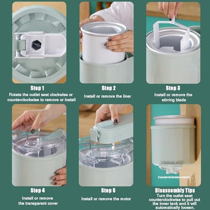 Electric Ice Cream Maker for Homemade Desserts 🍦