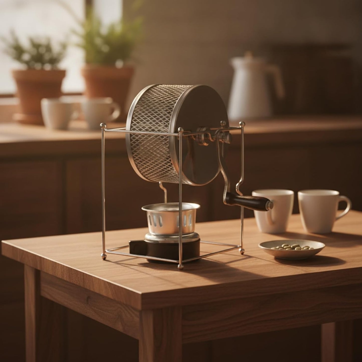 Electric Coffee Bean Roaster for Home Brewing