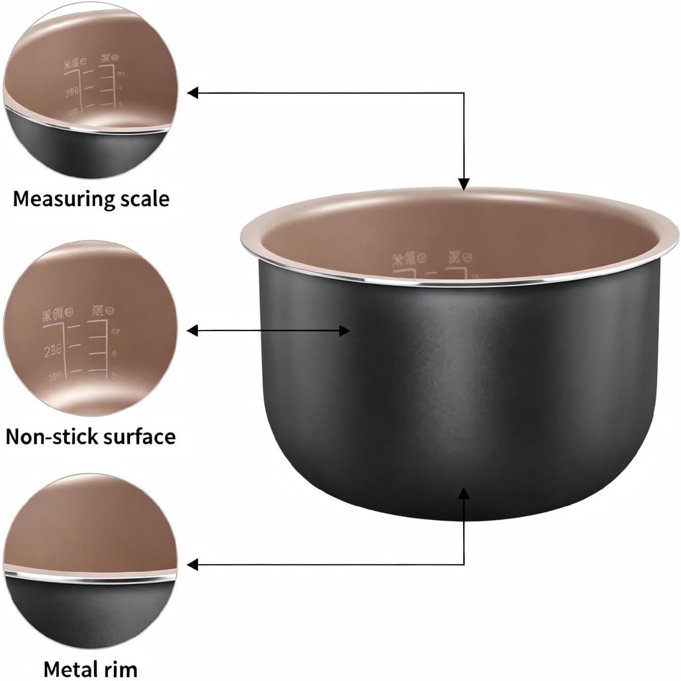 Multi Cooker Replacement Inner Pot Bowl