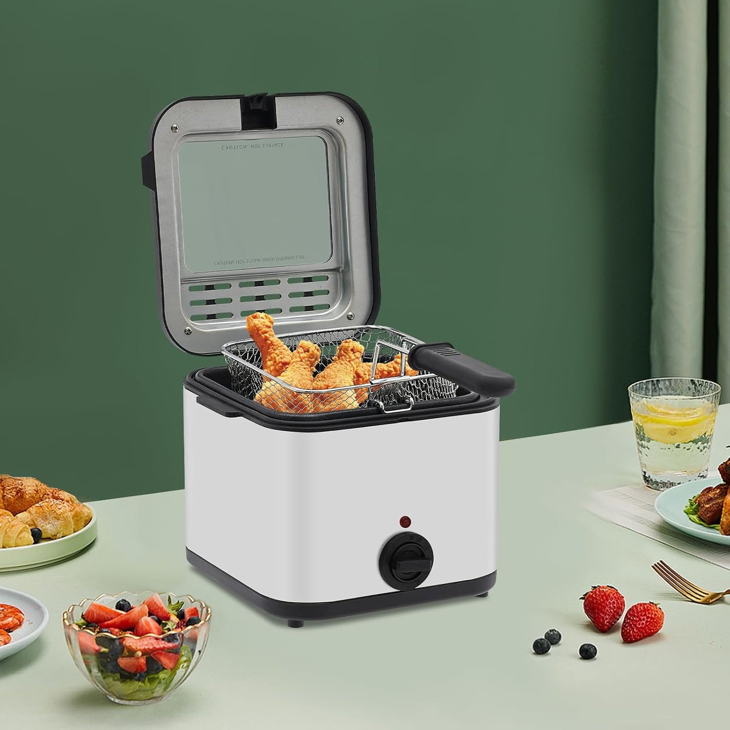 Adjustable Temperature Electric Deep Fryer