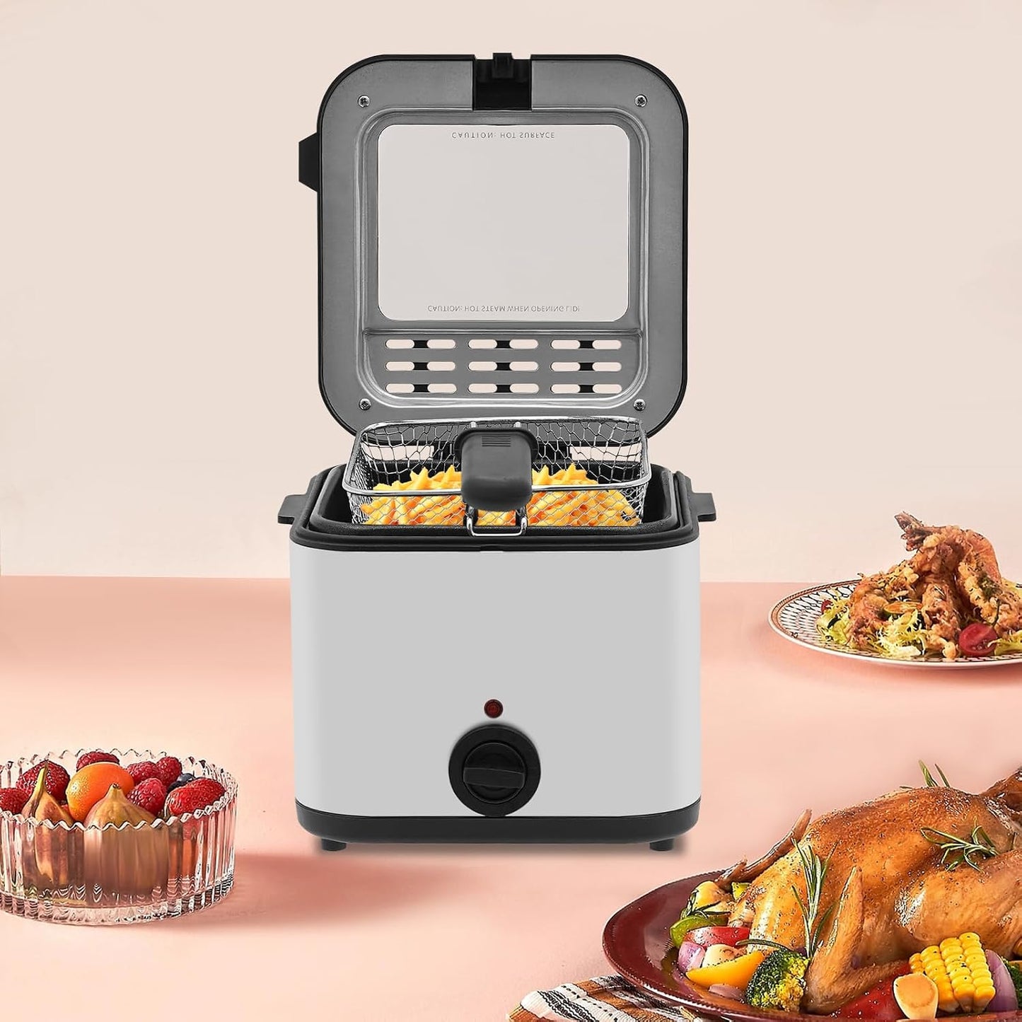 Adjustable Temperature Electric Deep Fryer