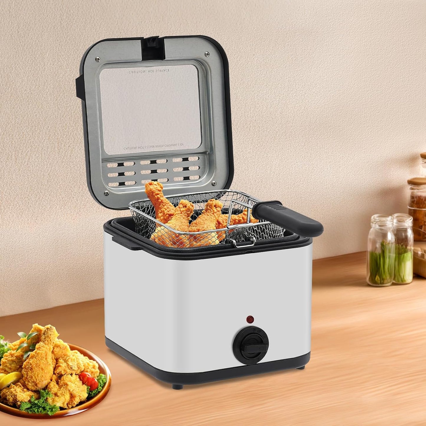 Adjustable Temperature Electric Deep Fryer